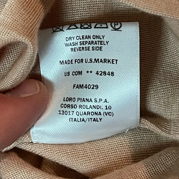 Loro Piana cashmere silk polo - Picture 4 of 4